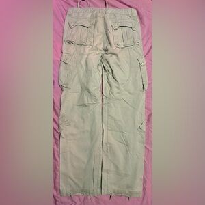 Match stick cargo pockets khaki pants size 34